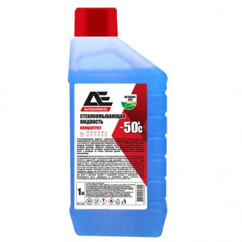 277 р. Жидкость омывателя -50С 1л концентрат ПЭНД AUTOEXPRESS ТИТАН-СМ ae-1150  с доставкой в г. Майкоп. Увеличить фотографию 1