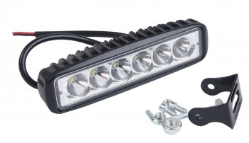659 р. Фара рабочего света 155х70х40мм E-18W 6LED (направленный свет) AVTOELECTRICA AVTOELECTRICA ae18rt-6led-drl-hc ае  с доставкой в г. Майкоп. Увеличить фотографию 1