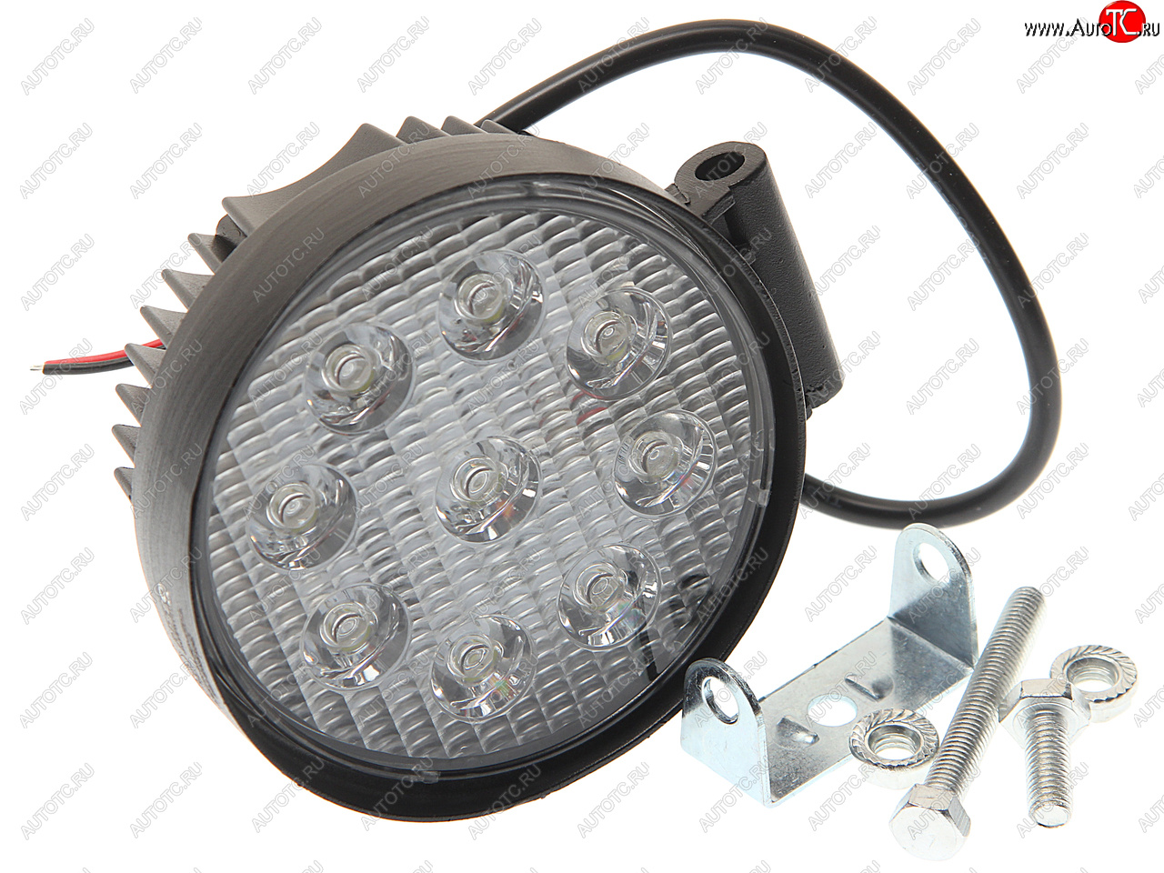 879 р. Фара рабочего света круглая 115х142x55мм 27W 9LED (рассеянный свет) AVTOELECTRICA AVTOELECTRICA ae27r-9led-55pc ае  с доставкой в г. Майкоп