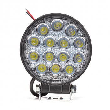 699 р. Фара рабочего света 115х142х42мм 42W (рассеянный свет) круглая AVTOELECTRICA AVTOELECTRICA ae42r-14led-42pc ае  с доставкой в г. Майкоп. Увеличить фотографию 6