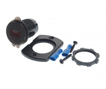 1 199 р. Розетка автомобильная встраиваемая влагозащищенная 12-24V 2USB (2.1A + 2.1A) AIRLINE AIRLINE aebj203  с доставкой в г. Майкоп. Увеличить фотографию 1