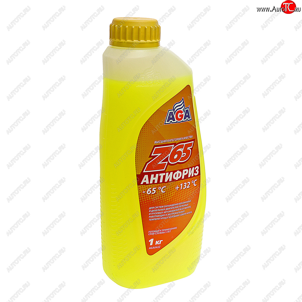 399 р. Антифриз желтый -65C 0.946л Antifreeze Z65 AGA AGA aga042z  с доставкой в г. Майкоп