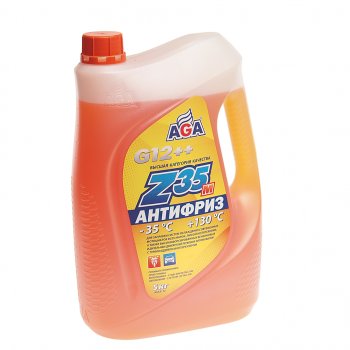 1 599 р. Антифриз оранжевый -40C 5л Antifreeze Z35m AGA AGA aga311z  с доставкой в г. Майкоп. Увеличить фотографию 1