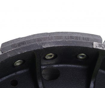14 949 р. Колодки тормозные JAC N350 передние барабанные (1шт.) OE JAC ak35013205gjh  с доставкой в г. Майкоп. Увеличить фотографию 3