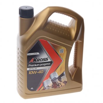 1 339 р. Масло моторное PREMIUM PROGRESS SLCF 10W-40 псинт.4л AKROSS AKROSS aks0002mos  с доставкой в г. Майкоп. Увеличить фотографию 1