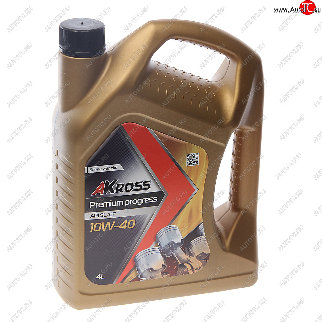 1 339 р. Масло моторное PREMIUM PROGRESS SLCF 10W-40 псинт.4л AKROSS AKROSS aks0002mos  с доставкой в г. Майкоп