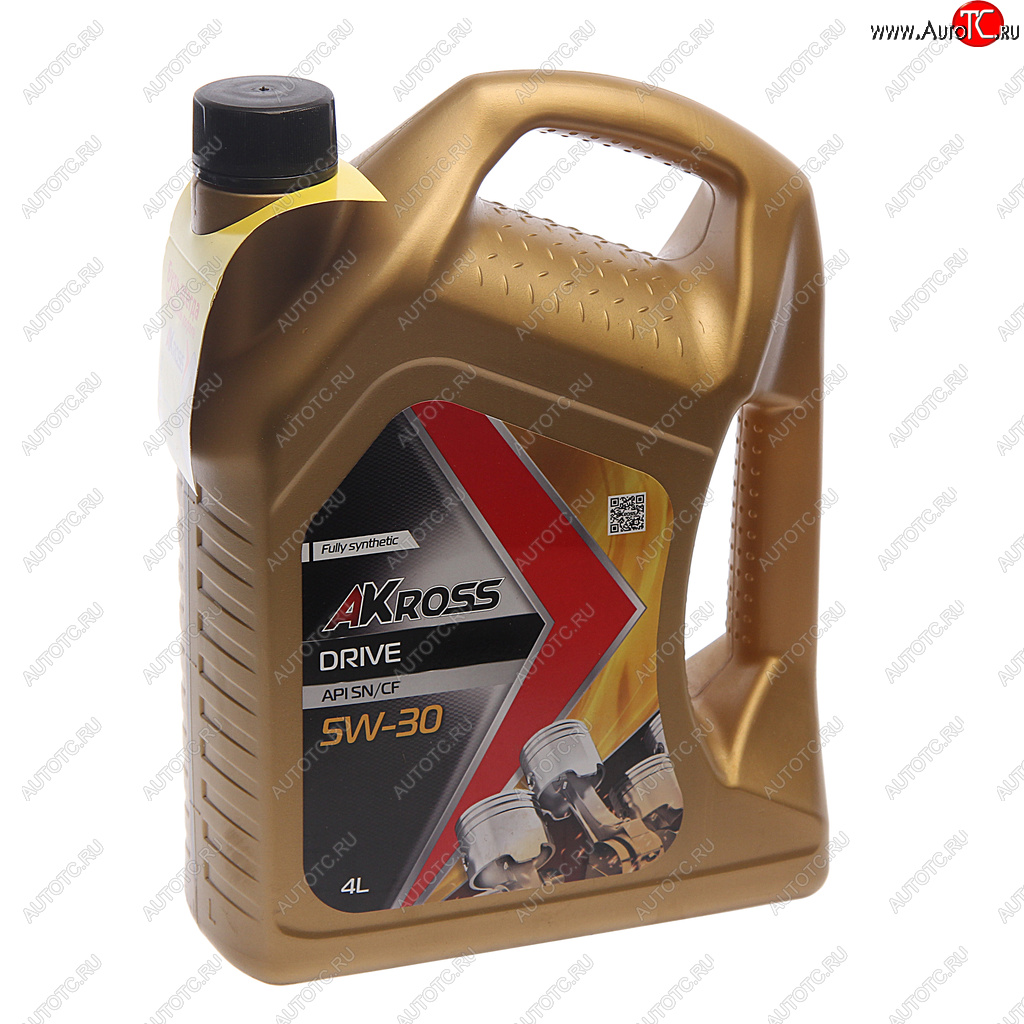 1 599 р. Масло моторное DRIVE SN/CF 5W-30 синт.4л AKROSS AKROSS aks0006mof AKROSS aks0006mof  с доставкой в г. Майкоп
