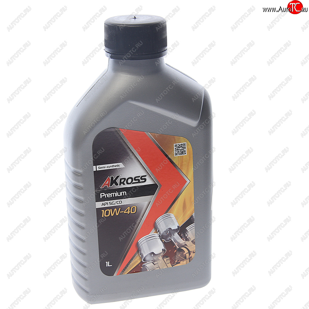 339 р. Масло моторное PREMIUM SG/CD 10W-40 п/синт.1л AKROSS AKROSS aks0006mos AKROSS aks0006mos  с доставкой в г. Майкоп