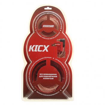 1 689 р. Набор для установки усилителя KICX KICX aks10atc4  с доставкой в г. Майкоп. Увеличить фотографию 1