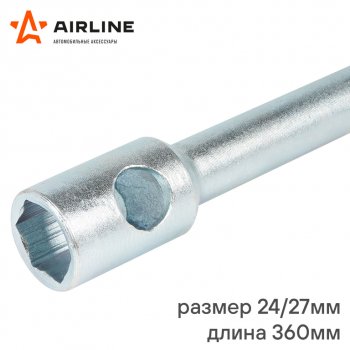 849 р. Ключ баллонный 24х27х360мм торцевой AIRLINE AIRLINE ак-в-08  с доставкой в г. Майкоп. Увеличить фотографию 3