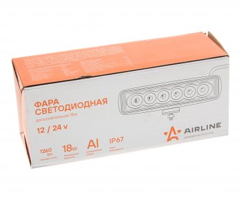 769 р. Фара рабочего света 157х42x40мм 18Вт 6LED 4D линза прямоугольная AIRLINE AIRLINE aled006  с доставкой в г. Майкоп. Увеличить фотографию 3
