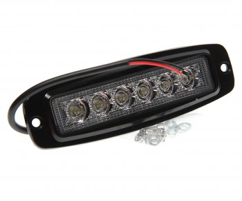 849 р. Фара рабочего света 185х60x35мм 18Вт 6LED врезная прямоугольная AIRLINE AIRLINE aled007  с доставкой в г. Майкоп. Увеличить фотографию 1
