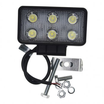 1 099 р. Фара рабочего света 110x60x45мм 18Вт (6 светодиодов) IP67 Allroad LUMEN LUMEN alr18w2lf  с доставкой в г. Майкоп. Увеличить фотографию 2