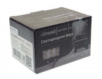 1 099 р. Фара рабочего света 110x60x45мм 18Вт (6 светодиодов) IP67 Allroad LUMEN LUMEN alr18w2lf  с доставкой в г. Майкоп. Увеличить фотографию 4