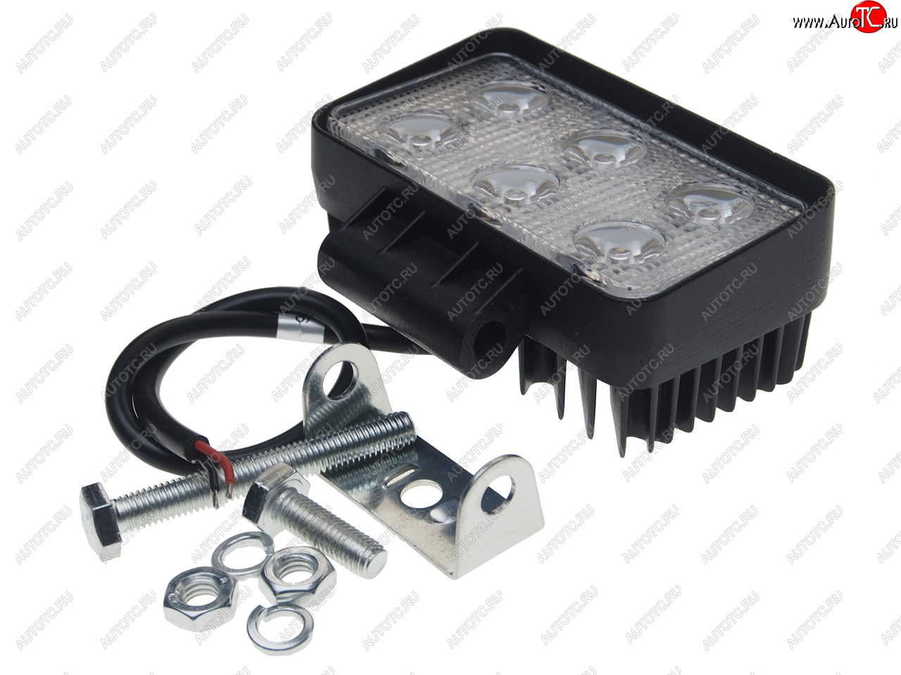 1 099 р. Фара рабочего света 110x60x45мм 18Вт (6 светодиодов) IP67 Allroad LUMEN LUMEN alr18w2lf  с доставкой в г. Майкоп