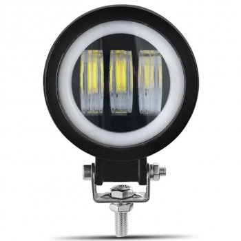 2 889 р. Фара рабочего света 74x65x55мм 30Вт с ДХО (к-т 2шт.) IP67 Allroad LUMEN LUMEN alr-af30wr  с доставкой в г. Майкоп. Увеличить фотографию 2