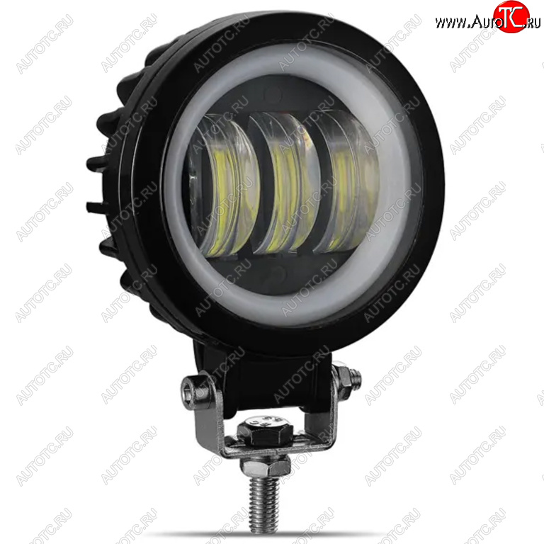 2 889 р. Фара рабочего света 74x65x55мм 30Вт с ДХО (к-т 2шт.) IP67 Allroad LUMEN LUMEN alr-af30wr  с доставкой в г. Майкоп