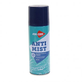 212 р. Антизапотеватель стекол аэрозоль 200мл Anti mist AIM-ONE AIM-ONE am-200  с доставкой в г. Майкоп. Увеличить фотографию 1
