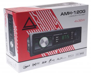 1 969 р. Магнитола автомобильная 1DIN AURA AURA amh-120g AURA amh-120g  с доставкой в г. Майкоп. Увеличить фотографию 4