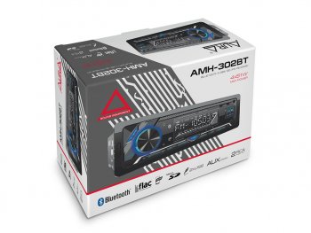 2 789 р. Магнитола автомобильная 1DIN AURA AURA amh-302bt  с доставкой в г. Майкоп. Увеличить фотографию 2