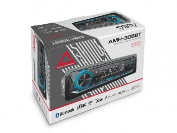 2 789 р. Магнитола автомобильная 1DIN AURA AURA amh-305bt AURA amh-305bt  с доставкой в г. Майкоп. Увеличить фотографию 2