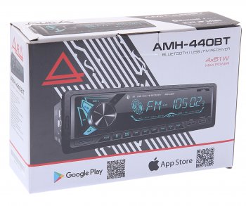 3 279 р. Магнитола автомобильная 1DIN AURA AURA amh-440bt AURA amh-440bt  с доставкой в г. Майкоп. Увеличить фотографию 5