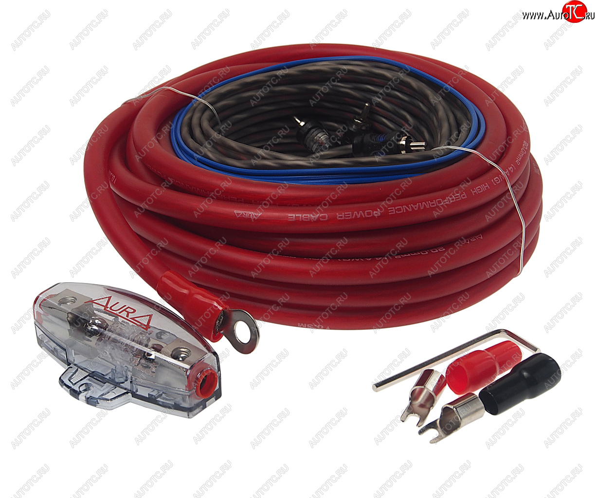3 289 р. Набор для установки усилителя AURA AURA amp-1404  с доставкой в г. Майкоп