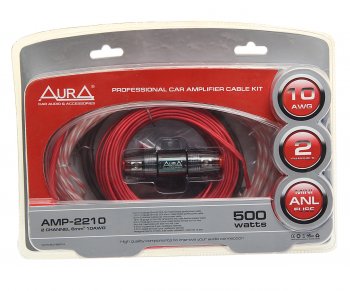 2 279 р. Набор для установки усилителя AURA AURA amp-2210  с доставкой в г. Майкоп. Увеличить фотографию 1