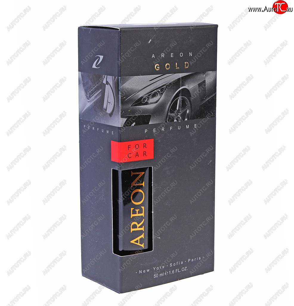 829 р. Ароматизатор спрей (золотой) Perfume премиум AREON AREON ap02  с доставкой в г. Майкоп