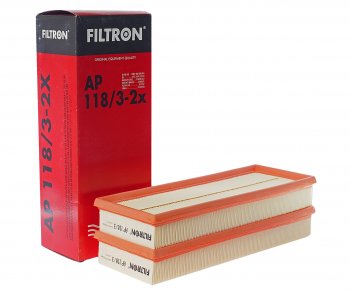 1 379 р. Фильтр воздушный MERCEDES C,E,S,ML,GL (M112M113M272M273) комплект (2шт.) FILTRON FILTRON ap1183-2x  с доставкой в г. Майкоп. Увеличить фотографию 1