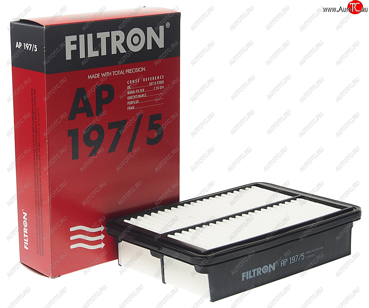 1 379 р. Фильтр воздушный HYUNDAI Elantra (15-) FILTRON FILTRON ap1975  с доставкой в г. Майкоп