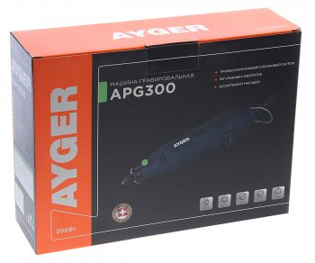 3 199 р. Гравер 300Вт 8000-30000обмин. гибкий вал (кейс,комплект насадок) AYGER AYGER apg300  с доставкой в г. Майкоп. Увеличить фотографию 7