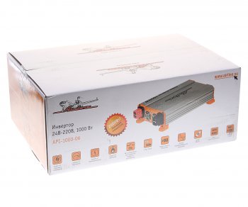 9 599 р. Преобразователь напряжения (инвертор) 24-220V 1000Вт AIRLINE AIRLINE api-1000-06  с доставкой в г. Майкоп. Увеличить фотографию 4