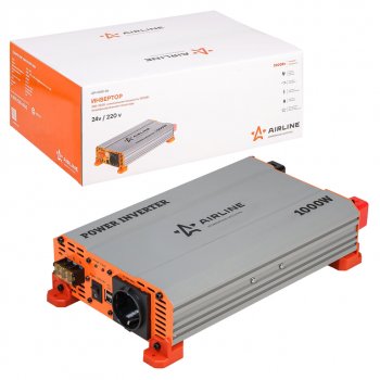 9 599 р. Преобразователь напряжения (инвертор) 24-220V 1000Вт AIRLINE AIRLINE api-1000-06  с доставкой в г. Майкоп. Увеличить фотографию 5