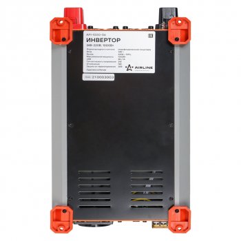 9 599 р. Преобразователь напряжения (инвертор) 24-220V 1000Вт AIRLINE AIRLINE api-1000-06  с доставкой в г. Майкоп. Увеличить фотографию 10