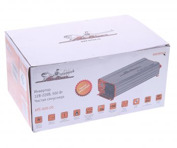 12 599 р. Преобразователь напряжения (инвертор) 12-220V 500Вт AIRLINE AIRLINE api-600-05  с доставкой в г. Майкоп. Увеличить фотографию 3