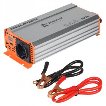 12 599 р. Преобразователь напряжения (инвертор) 12-220V 500Вт AIRLINE AIRLINE api-600-05  с доставкой в г. Майкоп. Увеличить фотографию 5