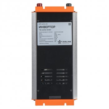 12 599 р. Преобразователь напряжения (инвертор) 12-220V 500Вт AIRLINE AIRLINE api-600-05  с доставкой в г. Майкоп. Увеличить фотографию 9