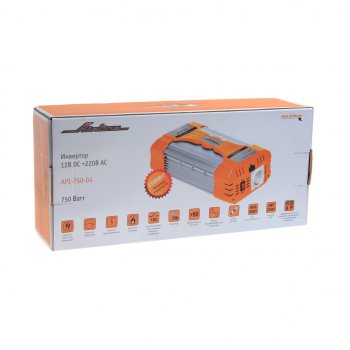 5 999 р. Преобразователь напряжения (инвертор) 12-220V 750Вт AIRLINE AIRLINE api-750-04  с доставкой в г. Майкоп. Увеличить фотографию 4