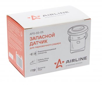 293 р. Сенсор датчика парковки d=19мм черный AIRLINE AIRLINE aps-ss-05  с доставкой в г. Майкоп. Увеличить фотографию 2