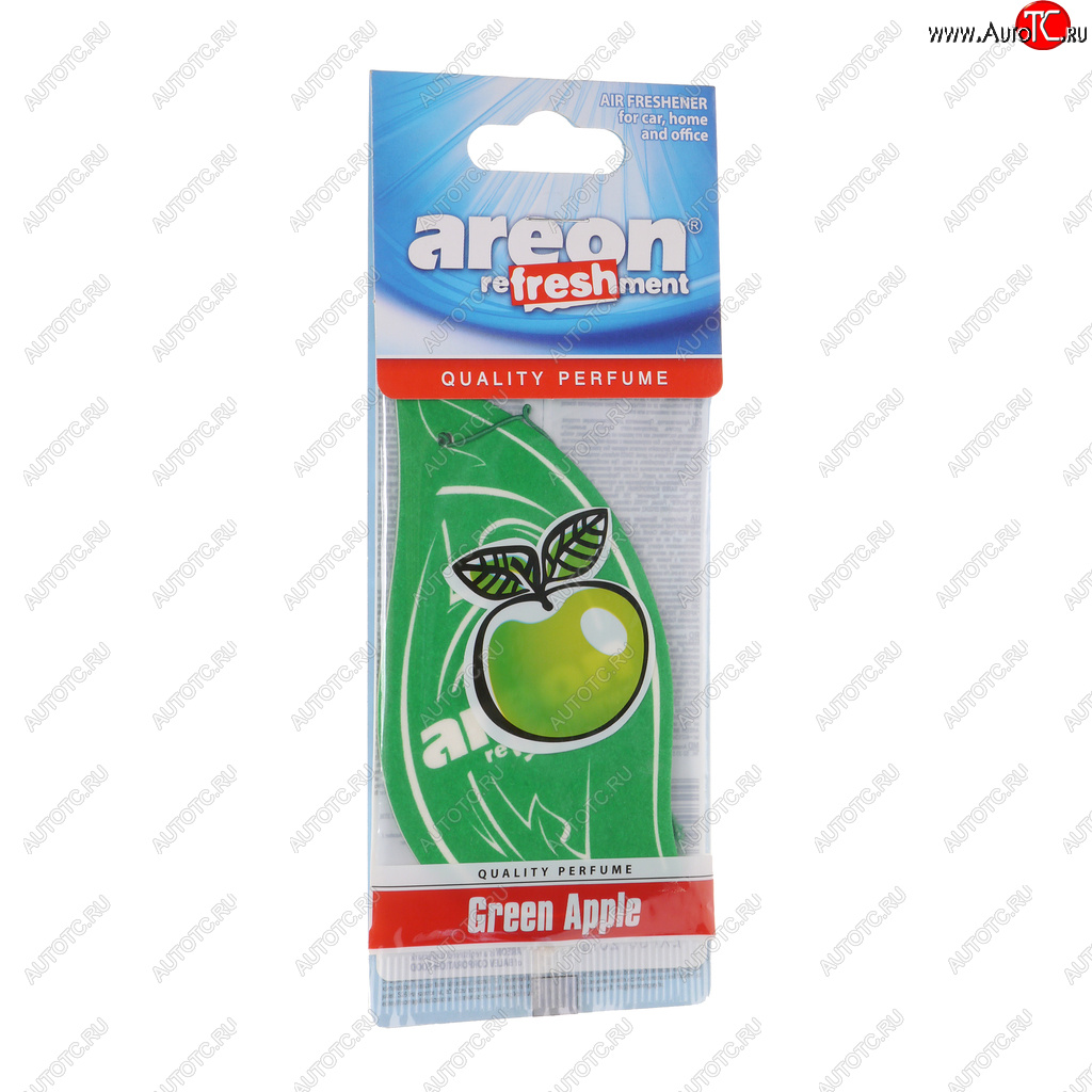 76 р. Ароматизатор подвесной пластина (яблоко зеленое) Refreshment Airplane AREON AREON ar03  с доставкой в г. Майкоп