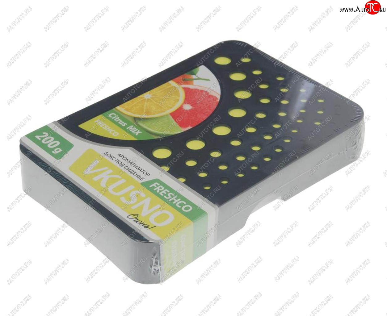 359 р. Ароматизатор под сиденье гелевый (цитрусовый микс) 200г Vkusno FRESHCO FRESHCO ar4bx010  с доставкой в г. Майкоп