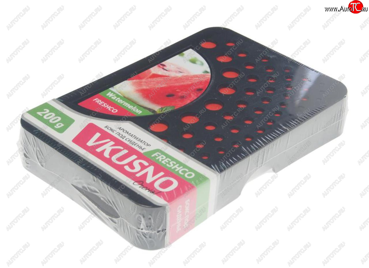369 р. Ароматизатор под сиденье гелевый (арбуз) 200г Vkusno FRESHCO FRESHCO ar4bx030  с доставкой в г. Майкоп