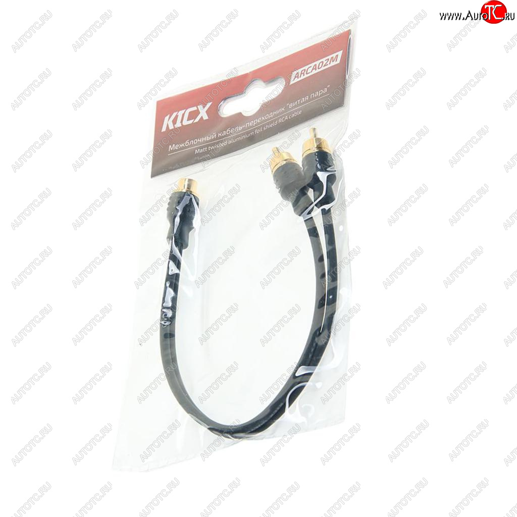 489 р. Кабель RCA 1х2 адаптер KICX KICX arca02m  с доставкой в г. Майкоп