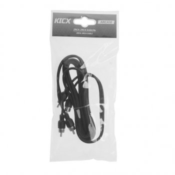979 р. Кабель RCA 2х2 1.8м KICX KICX arca18  с доставкой в г. Майкоп. Увеличить фотографию 1