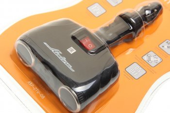 919 р. Разветвитель прикуривателя 2-х гнездовой 12V 2USB AIRLINE AIRLINE asp-2tu-08  с доставкой в г. Майкоп. Увеличить фотографию 2