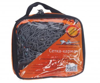 639 р. Сетка в багажник для ниш 30х70см для перевозки вещей (2 пласт. крючка) AIRLINE AIRLINE as-s-01  с доставкой в г. Майкоп. Увеличить фотографию 1