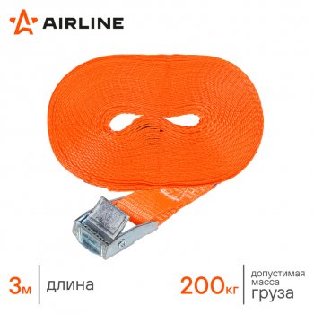 231 р. Стяжка крепления груза 0.2т 3м-25мм (полиэстер) с фиксатором AIRLINE AIRLINE as-t-01  с доставкой в г. Майкоп. Увеличить фотографию 4