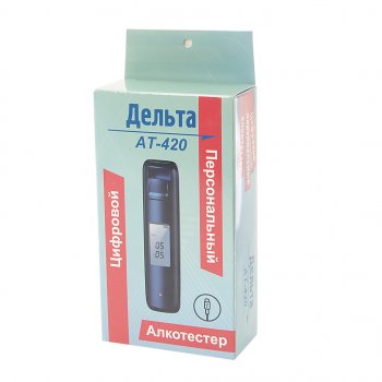 1 739 р. Алкотестер цифровой до 1.99 промилле LCD дисплей, звуковой сигнализатор ДЕЛЬТА ДЕЛЬТА ат-420  с доставкой в г. Майкоп. Увеличить фотографию 2