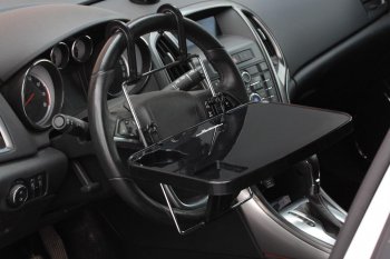 1 079 р. Столик в салон автомобиля многофункциональный на руль 35.5х23.5х2см черный AIRLINE AIRLINE atc-f-02  с доставкой в г. Майкоп. Увеличить фотографию 8